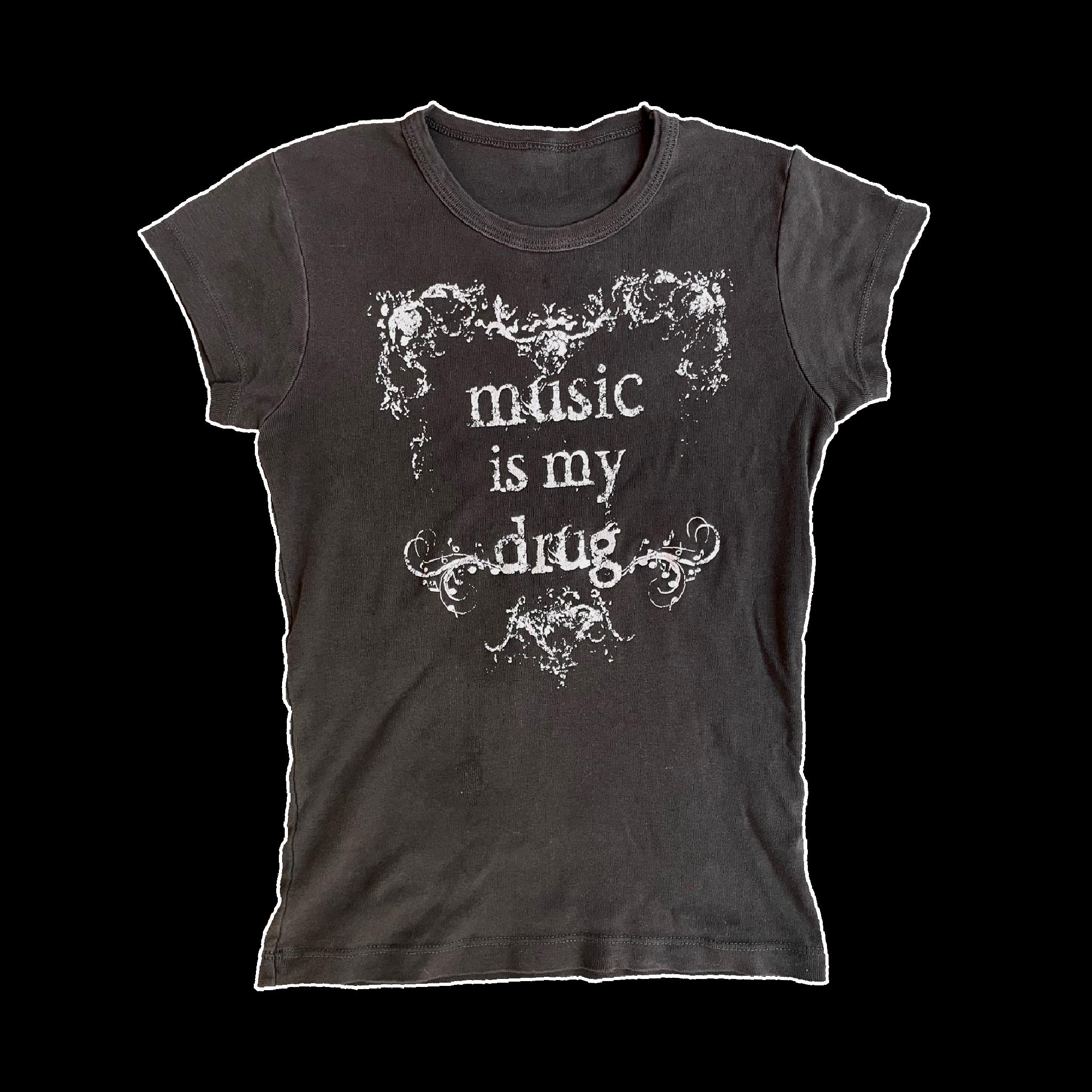 Music is My Drug T Shirt - Etsy