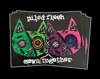 Pf Sewn Together Sticker