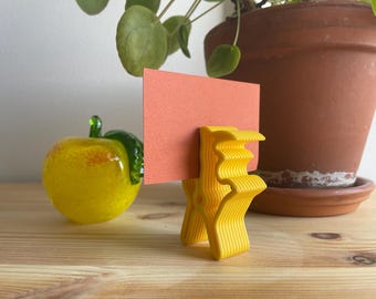 Card Holder, Photo Stand - Rhino