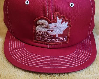 Vintage Kenworth 25 years in Canada Trucker hat Snapback Kbrand