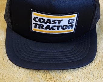 Vintage John Deere Coast Tractor Trucker hat Snapback