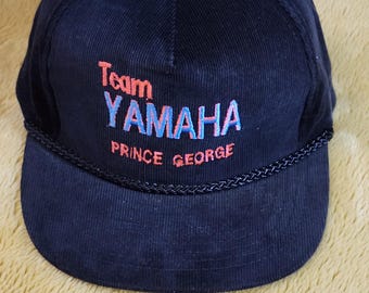 Vintage Team Yamaha Prince George Trucker hat Snapback