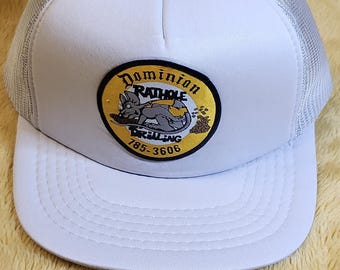 Vintage Dominion RatHole Drilling Trucker hat Snapback vintage Oilfield