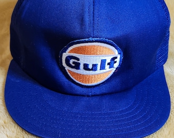 Vintage Gulf snapback Trucker hat