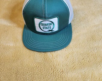 Vintage Quaker state Trucker hat Snapback
