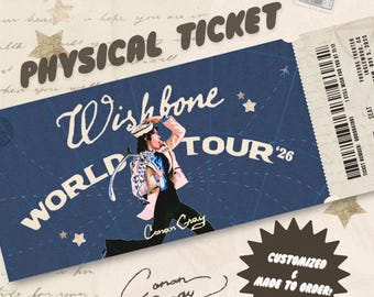 Conan Gray WISHBONE World Tour Souvenir Ticket