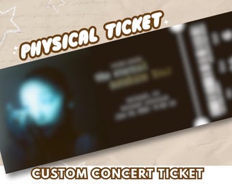 Custom Tour Souvenir Ticket