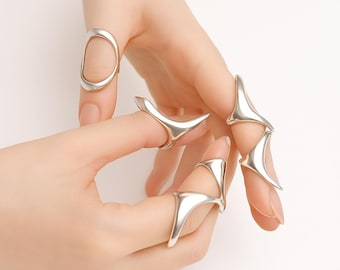 Arthritis EDS finger splint adjustable for all types of deviation, comfortable splint ring one piece, lateral deviation, mallet finger