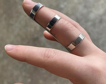 Anillo ajustable para artritis que alivia el dolor, anillo de plata para soporte articular, férula flexible para dedos, regalo terapéutico unisex para mayor comodidad.