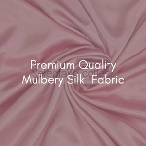 Tessuto di seta 100% pura seta di gelso 22 momme al metro, tessuto fatto a mano, fibra organica, seta satinata pura, sartoria, vera seta di gelso