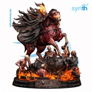 Ghost Rider Caleb and Billy Diorama Big Printer STL File