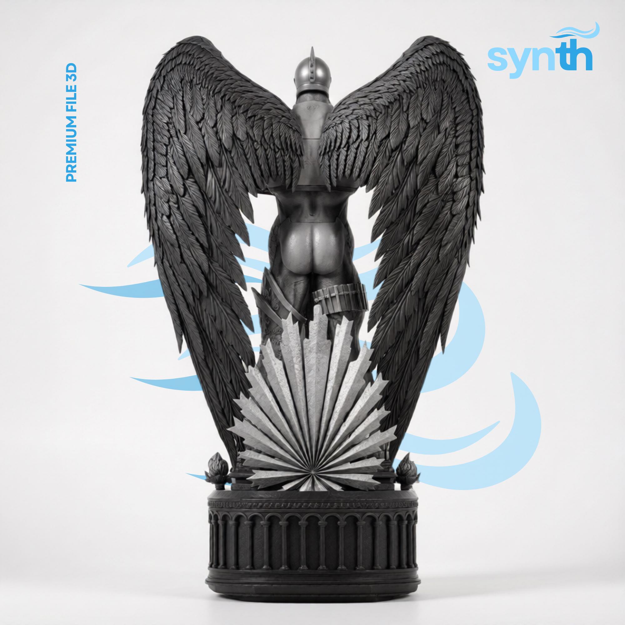 Holy Winged Redeemer Warrior 3D Model: 1/6 Scale Fantasy Angel (digital ...