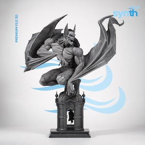 Mutant Bat Creature STL 3D Print 1/6 Scale Horror Monster Statue (Digital Download)