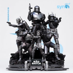 The Bad Batch Diorama - Star Wars 1/6 STL-bestand