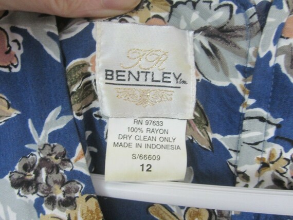 Bentley vtg Womens long dress cottagecore floral … - image 6