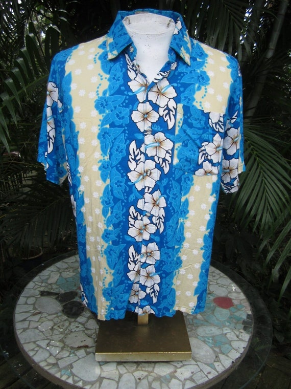 Dream Island Hawaiian Aloha shirt vintage 1990s p… - image 2