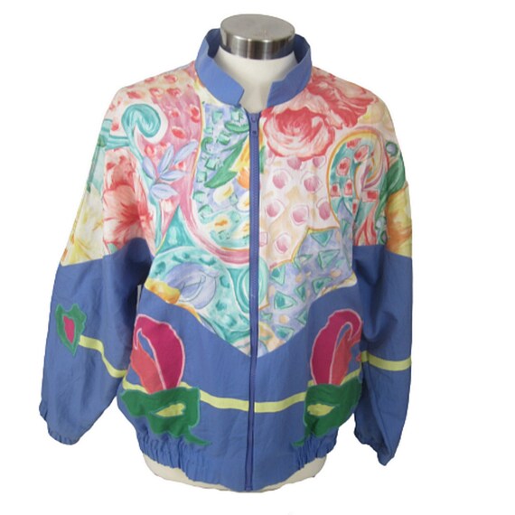 Southern Stiches vintage women's track jacket full