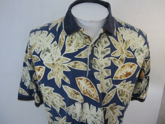 Splatt vintage 1990s Men Shirt POLO pit to pit 23… - image 4