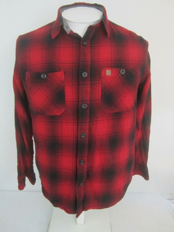 Coleman vtg 1990s Men shirt plaid long sleeve p2p… - image 3