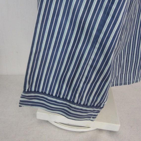 Manhattan vintage mens Pajama Set small stripe bl… - image 9