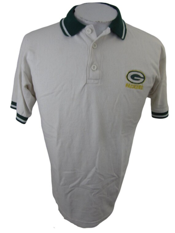 True Fan vintage 90s Men Polo shirt Green Bay Pac… - image 1