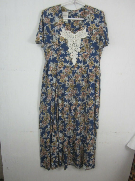 Bentley vtg Womens long dress cottagecore floral … - image 3