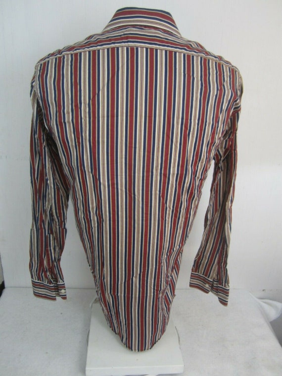 Bill Blass vintage Men Dress Casual Shirt long sl… - image 8