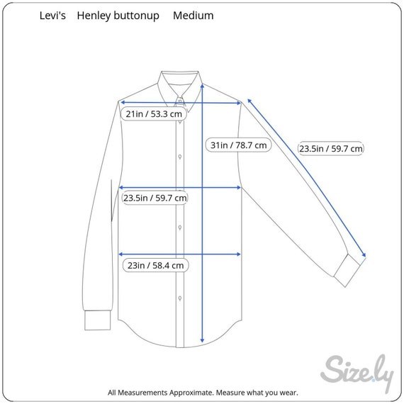 Denim Long Sleeve Henley Light 