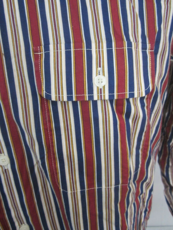 Bill Blass vintage Men Dress Casual Shirt long sl… - image 6