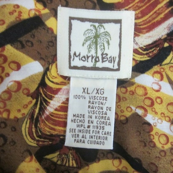 Morrow Bay Men Hawaiian camp shirt p2p 26 aloha l… - image 7