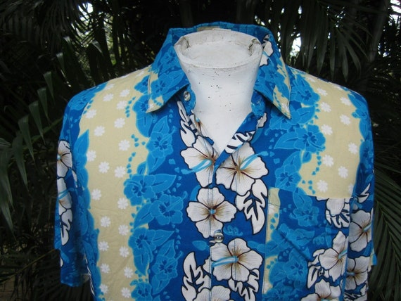 Dream Island Hawaiian Aloha shirt vintage 1990s p… - image 3