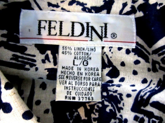 FELDINI Men shirt CASUAL long sleeve pit to pit 2… - image 9