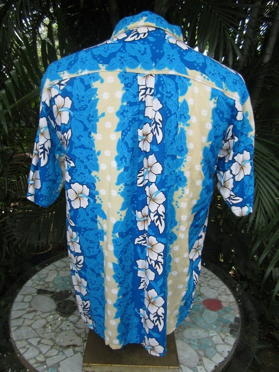 Dream Island Hawaiian Aloha shirt vintage 1990s p… - image 4
