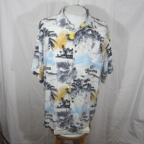 Newport Blue vintage Men Hawaiian camp shirt 2XL … - image 3