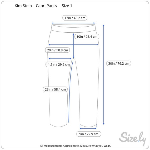 Kim Stein Women's Capri 6 pocket Pants pedal push… - image 2