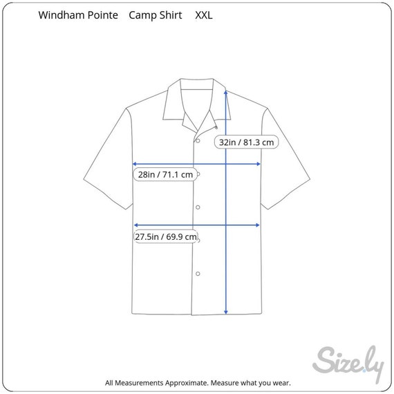 Windham Pointe Men Hawaiian camp shirt pit to pit… - image 2