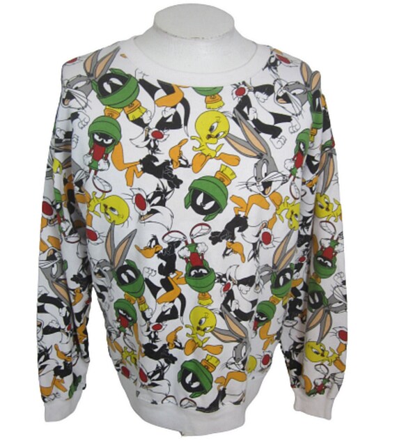 Looney Tunes Sweatshirt XXL (19) Womens Vintage 9… - image 1