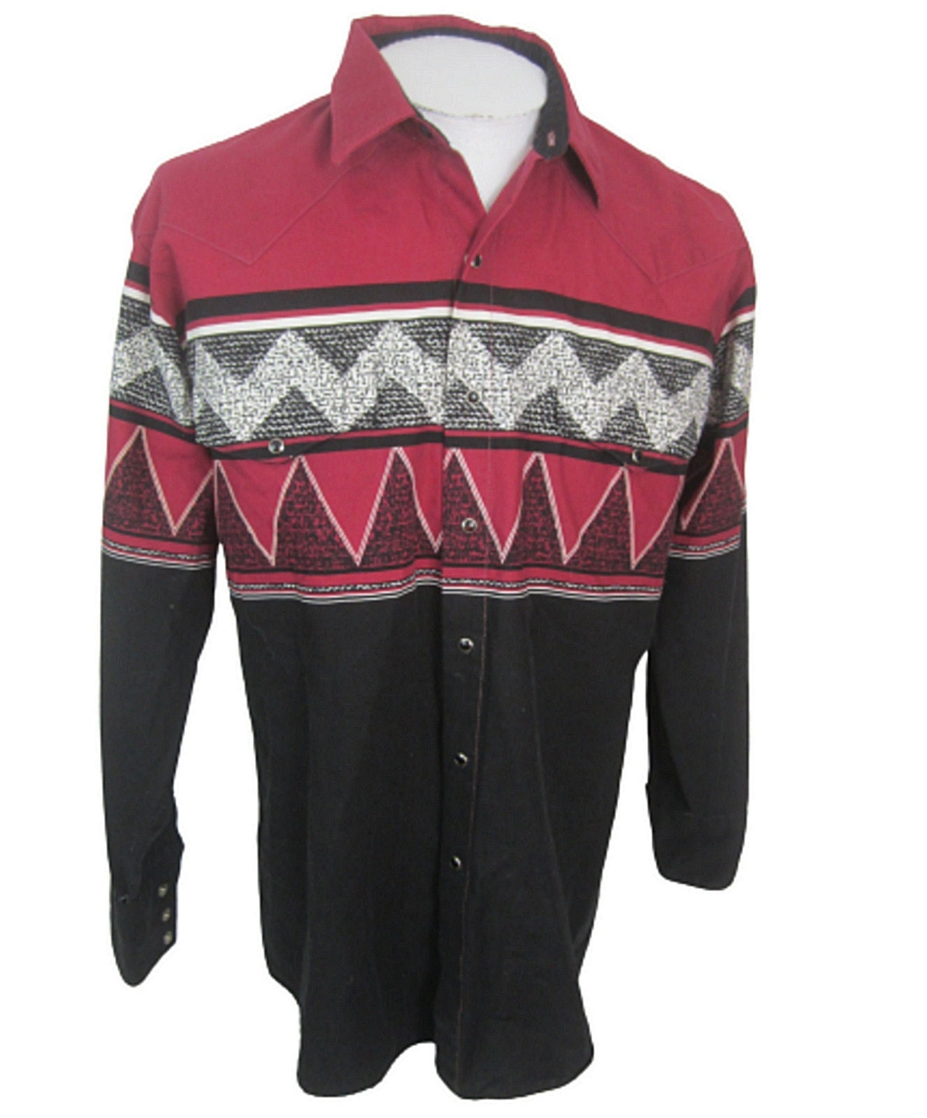 Roper Vintage Men Shirt WESTERN Aztec 