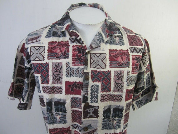 Hilo Hattie vintage Men Hawaiian ALOHA shirt p2p … - image 4
