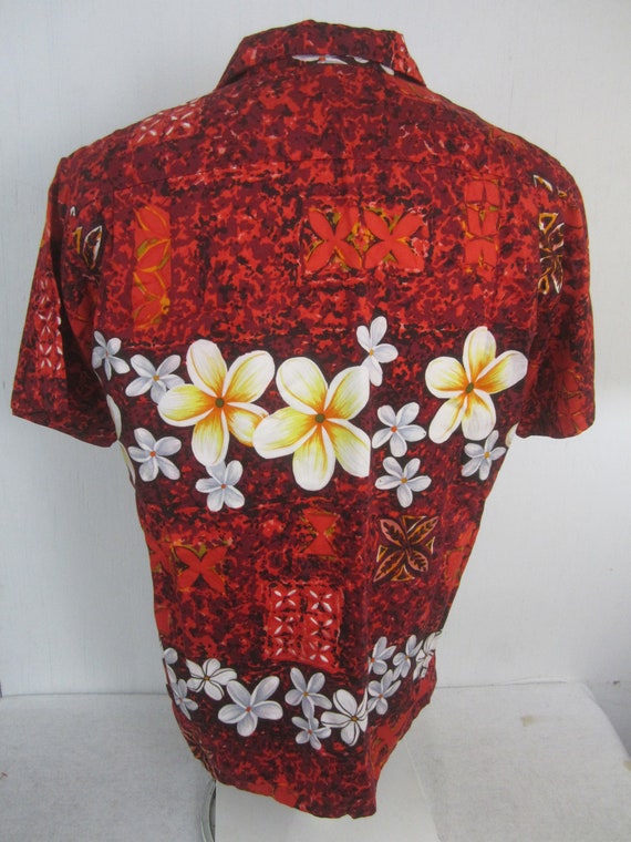 Hawaiian Surf vintage 50s 60s Men camp shirt p2p … - image 5