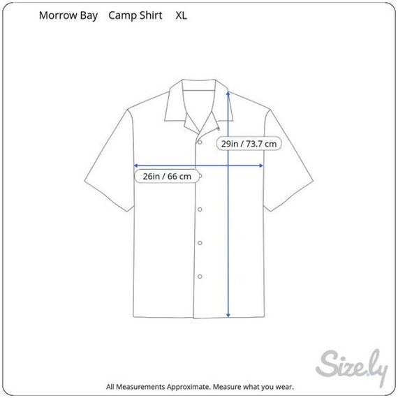 Morrow Bay Men Hawaiian camp shirt p2p 26 aloha l… - image 2