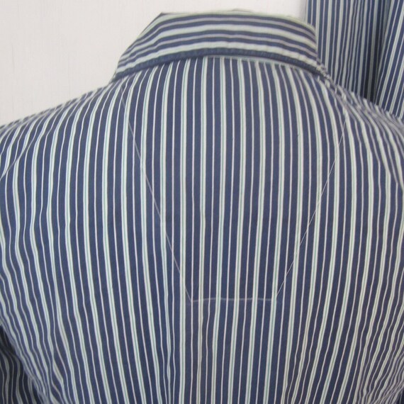 Manhattan vintage mens Pajama Set small stripe bl… - image 8