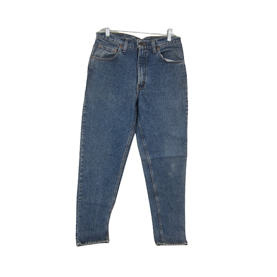 Levi Strauss Mens Vintage Jeans 550 32x34 blue de… - image 1