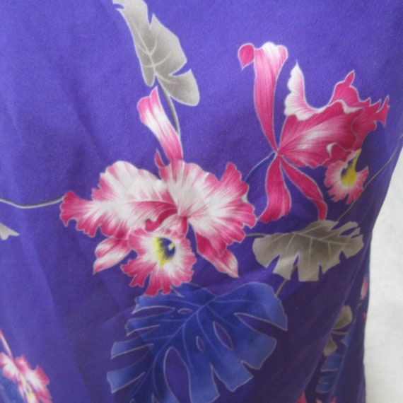Hukilau Fashions Women Hawaiian camp Shirt M Orch… - image 10