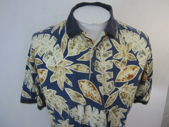 Splatt vintage 1990s Men Shirt POLO pit to pit 23… - image 5