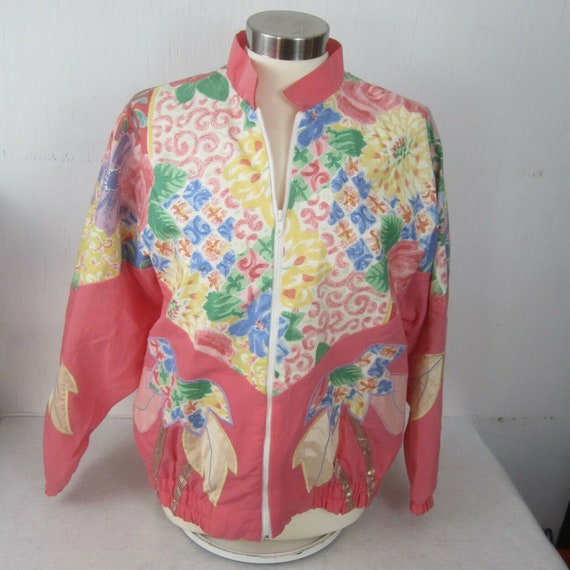 Southern Stiches vintage women's track jacket ful… - image 3