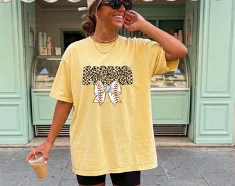 Coquette Bow Baseball Mama Png Leopard Print Bow Baseball Mom PNG Coquette Bow Cheetah Baseball Mama Png Sublimación Baseball Mom Png Dtf