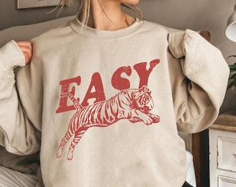 Tigre vintage fácil PNG, tigre grunge fácil, gráfico retro, hippie SVG, indie SVG, tigre desgastado SVG, diseño de sublimación, archivo DTF