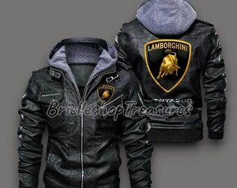 ランボルギーニ　革ジャン ランボルギーニ レザーバイカージャケット メンズ レザージャケット