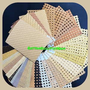 50 Samples Rattan Cane Webbing for DIY Interiors Furniture Improving- DIY project